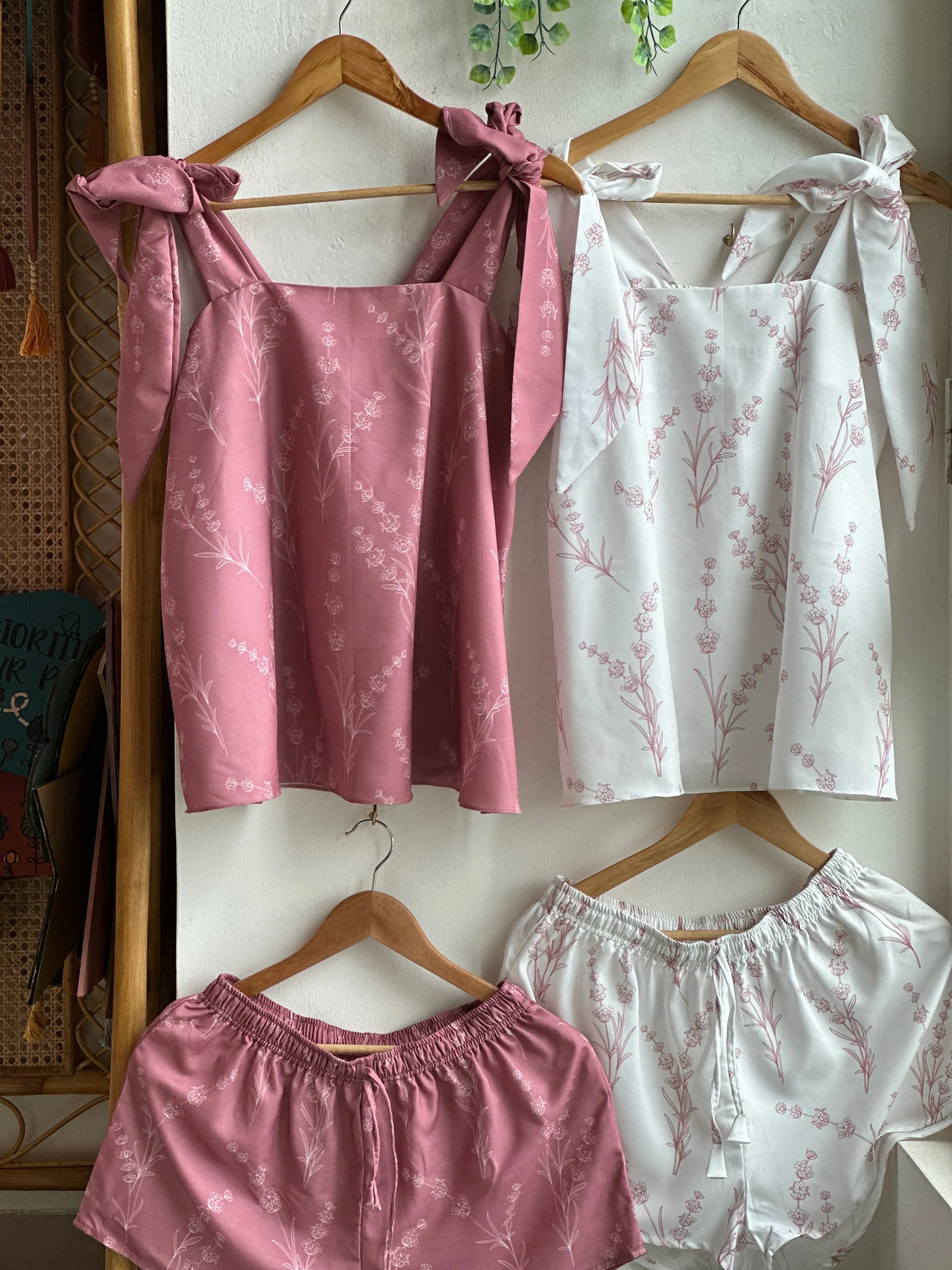 Bow Tie-Knot - Makeup Tank Petal Perfection Pjs