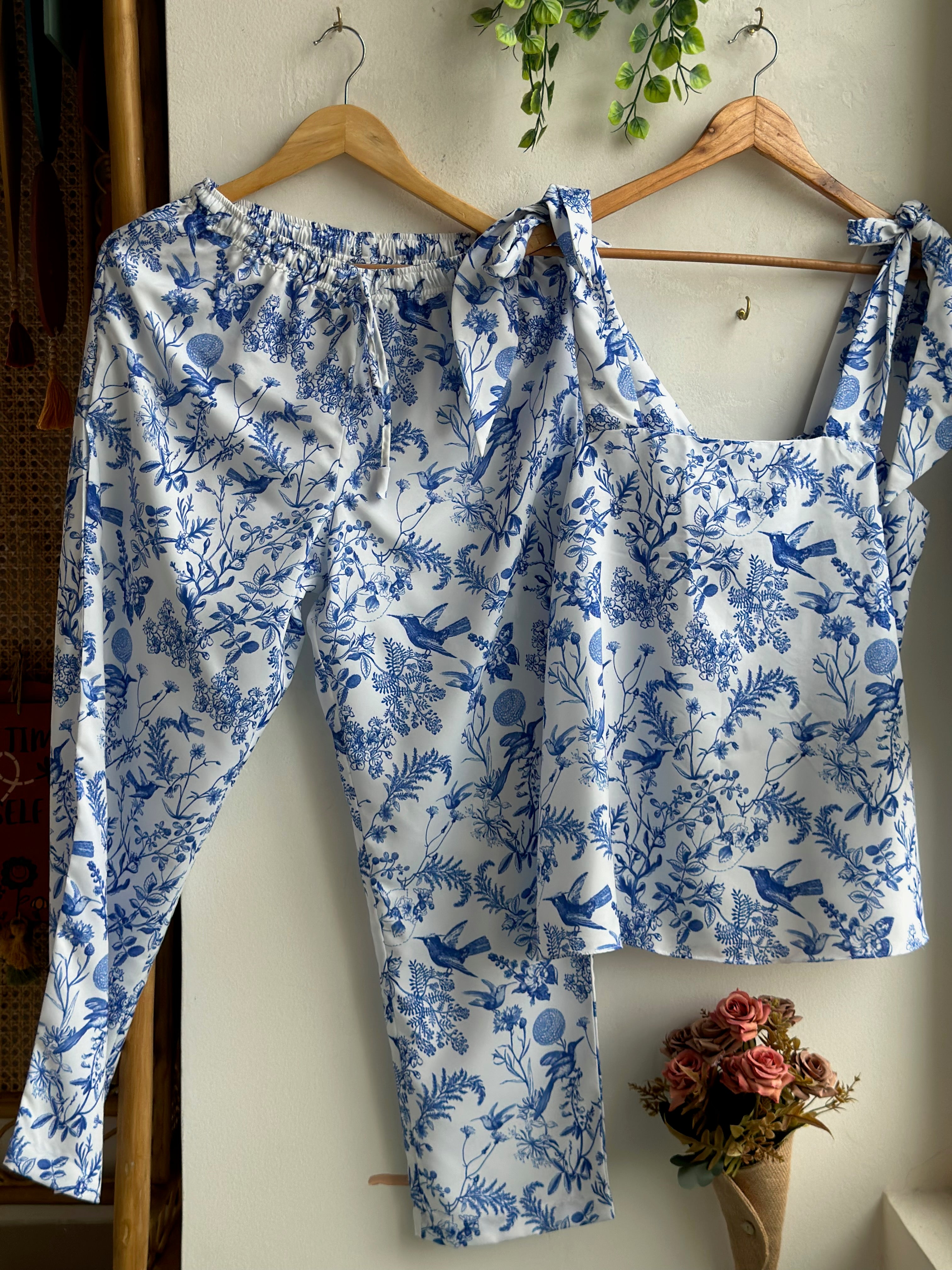 Bow Tie-Knot - Makeup Tank Imperial Garden Pjs