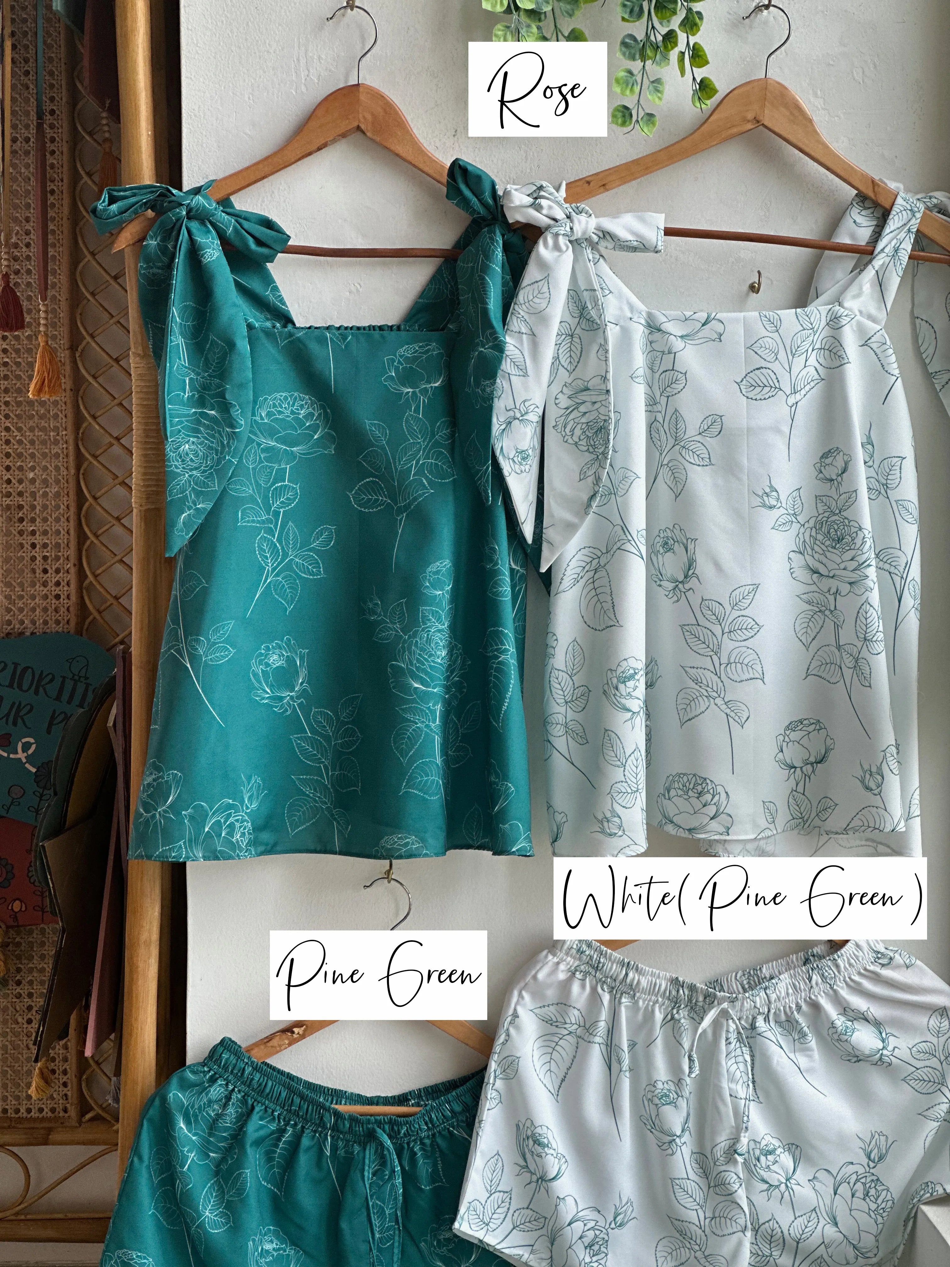 Bow Tie-Knot - Makeup Tank Petal Perfection Pjs