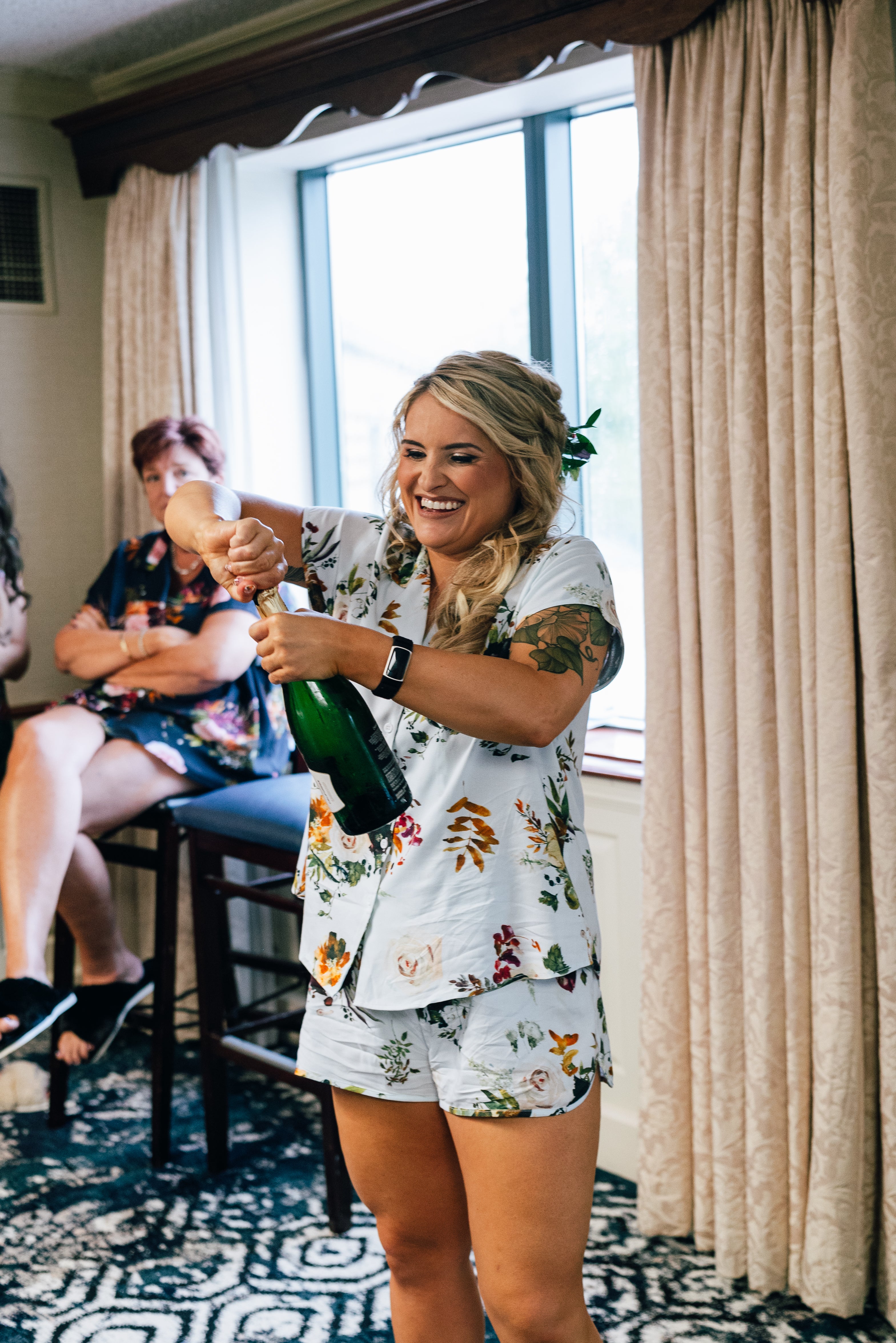 My Fall Wedding - Notched Collar Button-Down PJs