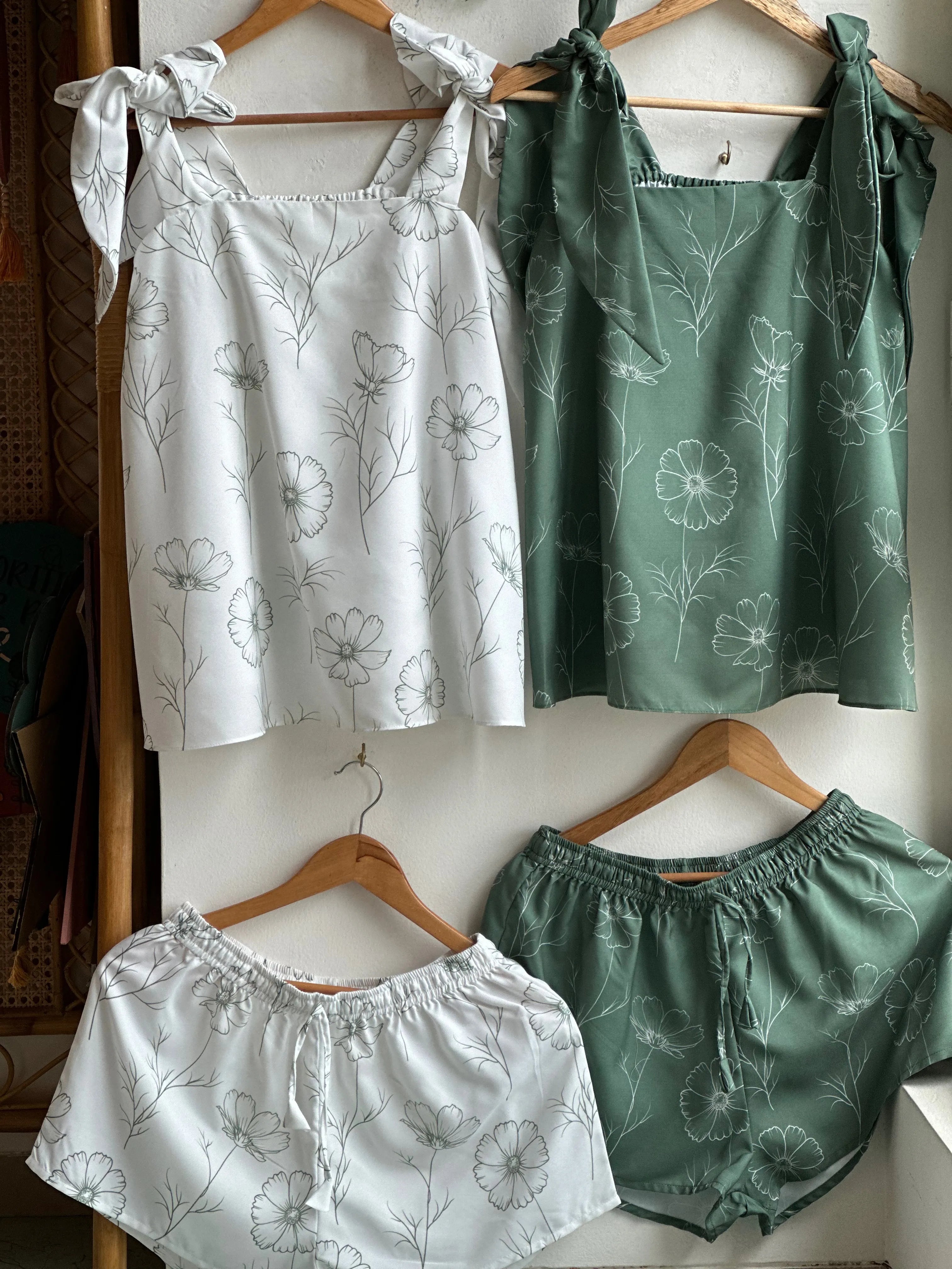 Bow Tie-Knot - Makeup Tank Petal Perfection Pjs